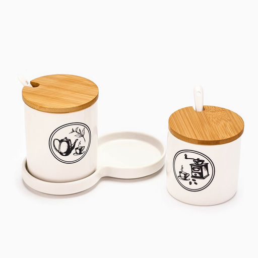 Банки для хранения сыпучих продуктов Для чая и кофе: 250 мл, 400 мл - Дорого внимание фото 10