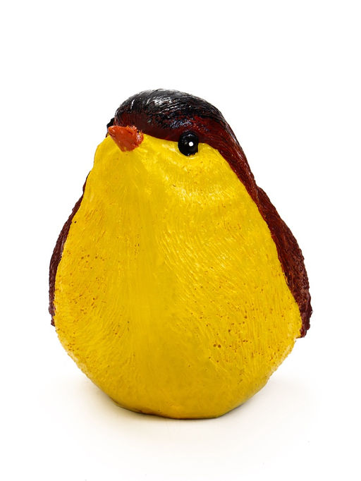 Садовая фигура из полистоуна «Синица», 12×10×7 см