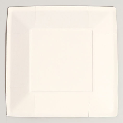 Цена за 10 шт. Тарелка бумажная квадратная Аниме, синий, 21 см - Страна карнавалия фото 3