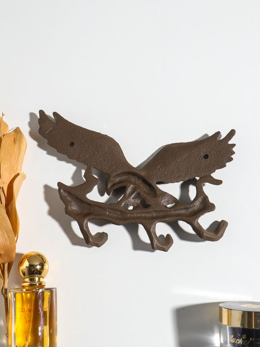 Крючки декоративные чугун "Орёл на ветке" 17х12,5х2 см
