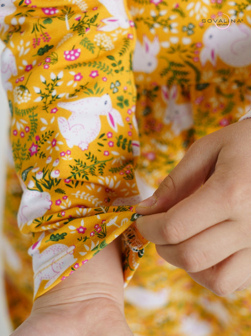 Платье Эля кролики на желтом - Sovalina фото 9