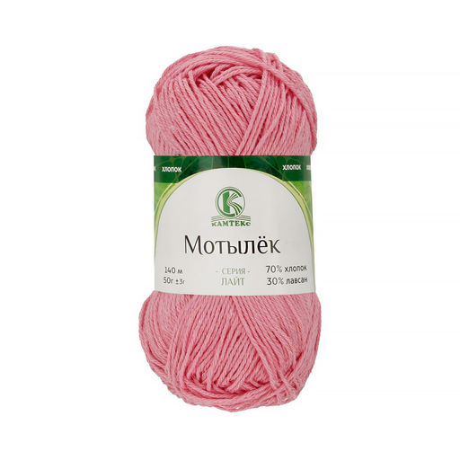 Мотылек пряжа Россия КТ 70%хлопок 30%лавсан 5х50г/140м
