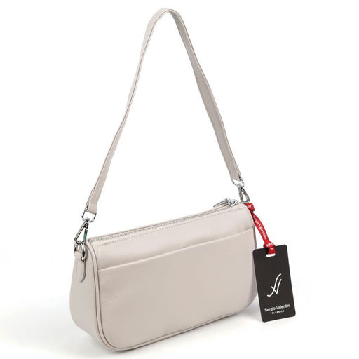 Женская кожаная сумка SV-SJ7316 Л.Грей - Sergio valentini фото 3