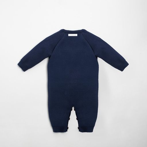 Комбинезон вязаный Крошка Я Мишка рост 74-80 см, цвет синий фото 6