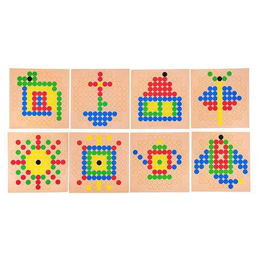 Мозаика деревянная Веселые столбики 101 эл - Десятое королевство фото 4