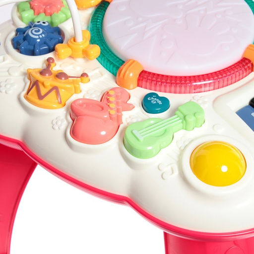 Развивающий столик, световые и звуковые эффекты, цвет красный - Zabiaka фото 5