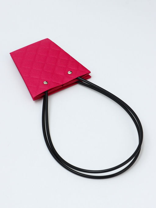 Цена за 10 шт. Сумка для цветов тиснение малина влагостойкая, 12x12-8x8-12.5 см - UPAK LAND фото 6