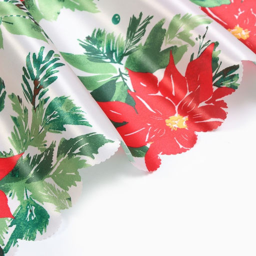 Скатерть новогодняя «Доляна» Christmas flowers, размер 145×220 см