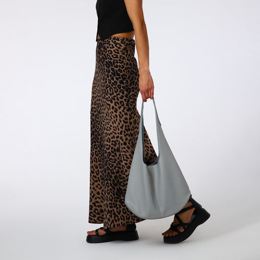 Сумка - мешок женская TEXTURA, на магните, с косметичкой, 36×10×27 см, серая