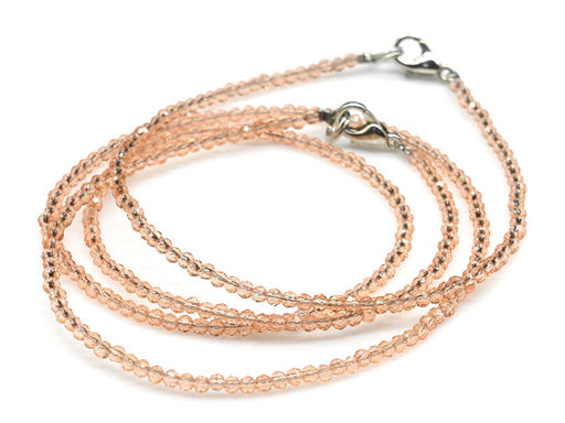 Чокер и браслет из шпинели шарик гр.2мм цв.синий яркий, 45см; 17см - Радуга камня фото 14