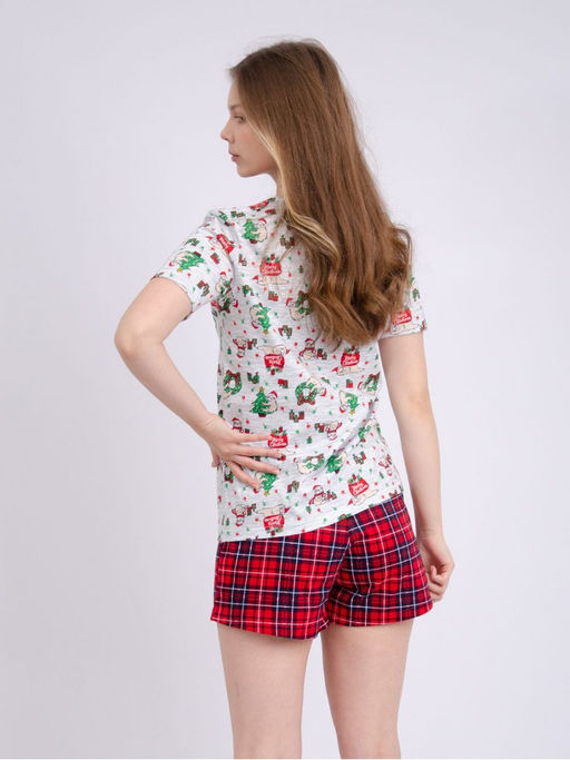 Пижама/домашний костюм ДК-308-клетка - Ihomelux фото 3