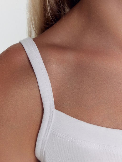 Топ для девочек белый в наборе, 2 шт - Mark formelle фото 3