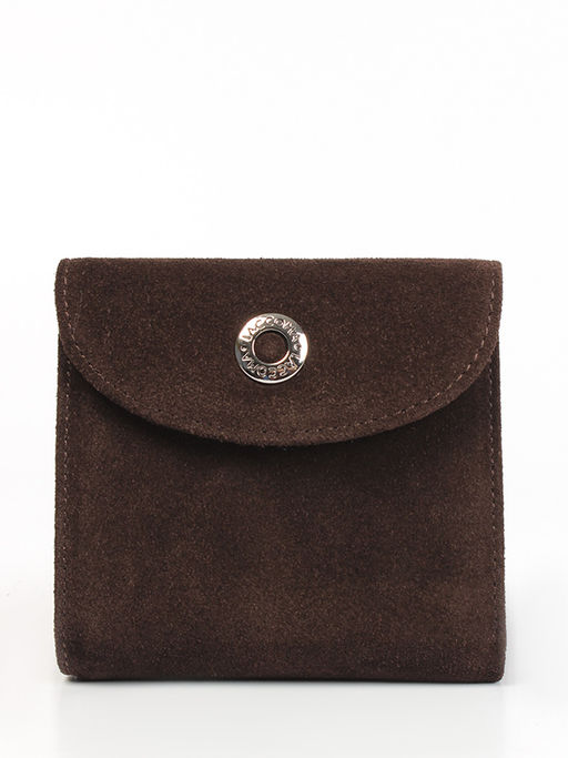 LACCOMA кошелек LA-2075-З-темно-коричневый натуральная замша