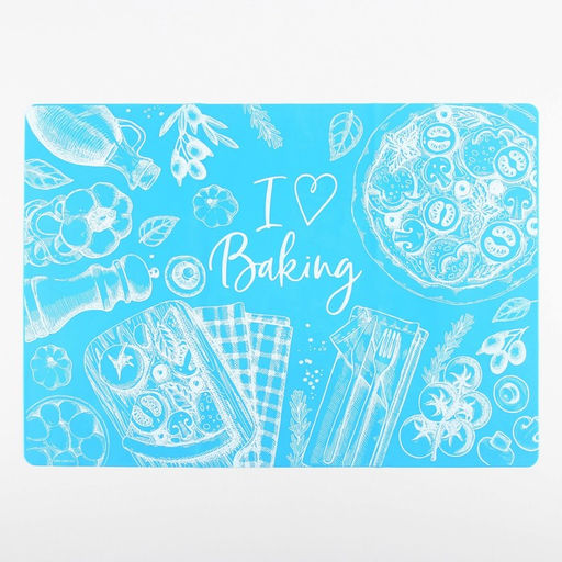 Силиконовый коврик для выпечки I love Baking, 64×45 см
