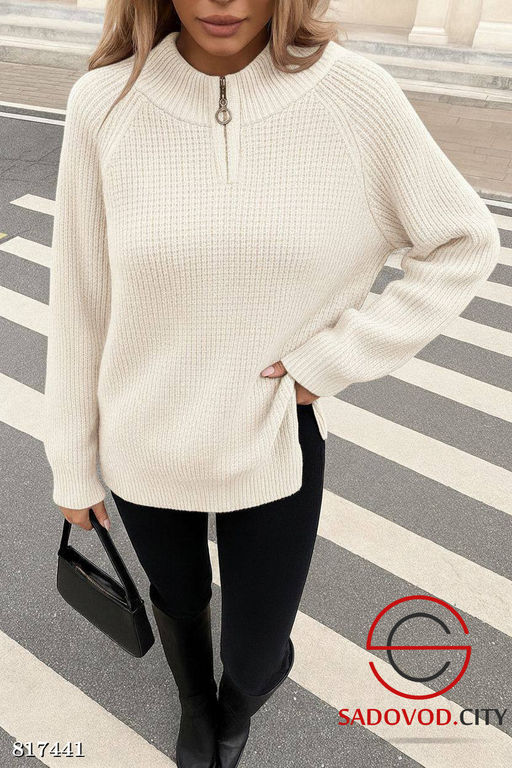 Свитер женский на полузамке - Bruno фото 6