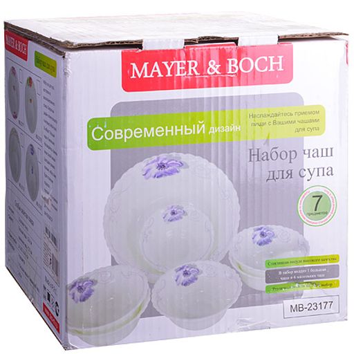 23180 Набор салатниц 7пр МВ (х4) - Mayer&boch фото 4