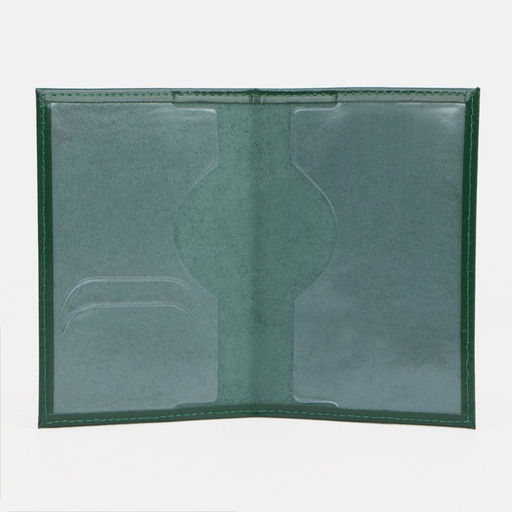 Обложка для паспорта, зелёная