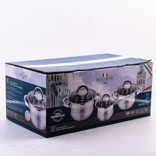 2127-1 Набор посуды 6пр 2,9л/3,9л/ковш 2,1л нерж/сталь (х4) - Mayer&boch фото 10