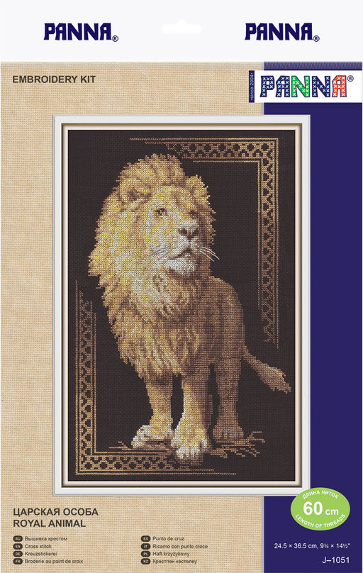 Набор для вышивания PANNA J-1051 Царская особа 24.5 х 36.5 см