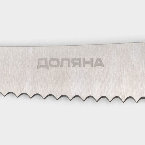 Набор кухонных принадлежностей на подставке Ardone, 7 предметов: 5 ножей, мусат и ножницы, цвет хромированный - Simaland фото 6