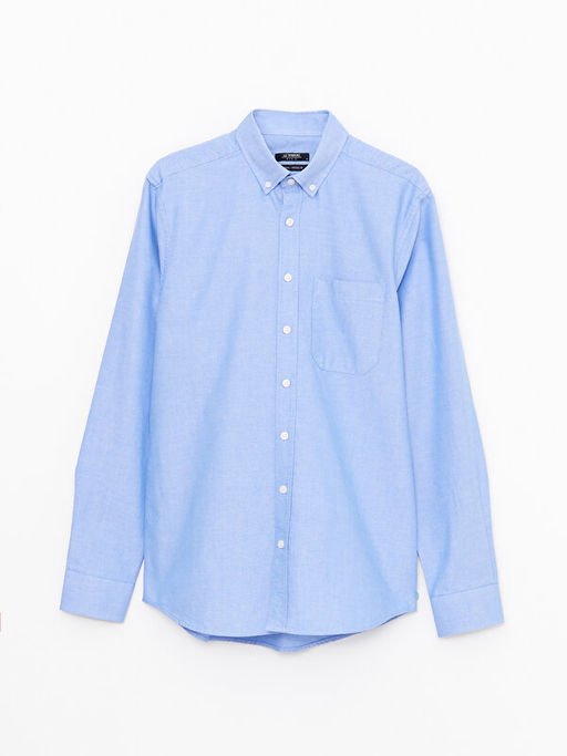 Regular Fit Uzun Kollu Oxford Erkek G?mlek