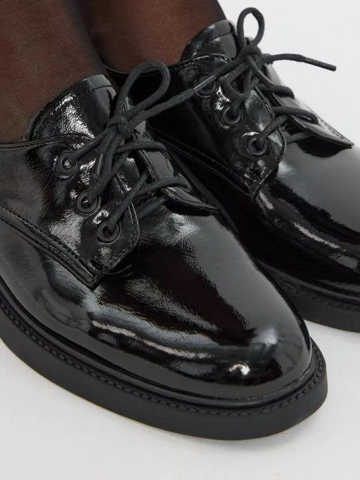 П/Ботинки жен., черный, фурн., э/к/л