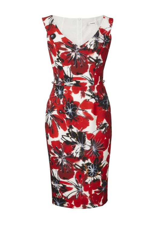 Платье, бело-красное - Heine фото 2