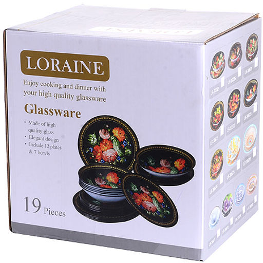 30676 Набор стеклянной посуды 19 пр LR (х2) - Mayer&boch фото 4