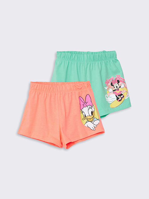 Beli Lastikli K?z Bebek Minnie Mouse Bask?l? ?ort 2li