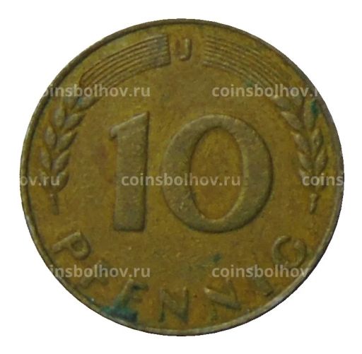 10 пфеннигов 1949 года J Германия