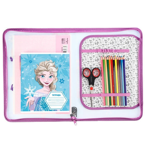 Папка пластиковая с ручками А4, на молнии, Холодное сердце - Disney фото 2