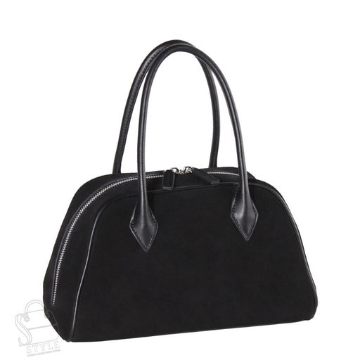 Сумка женская кожаная 88018AA black Polina&Eiterou  в Новосибирске
