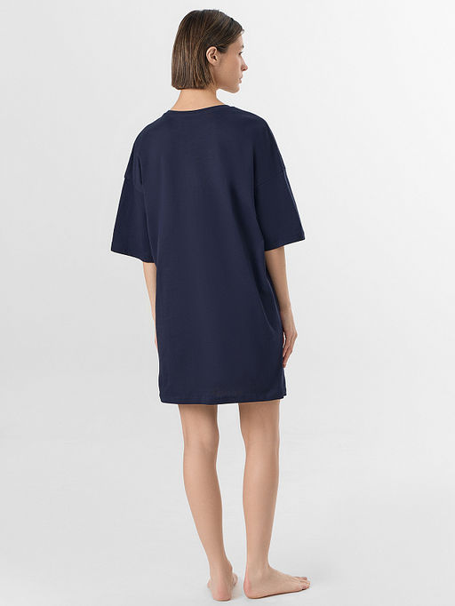 Туника домашняя женская синяя