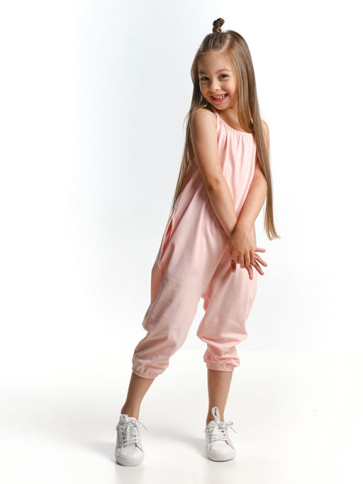 Комбинезон летний для девочки UD 7193 розовый - Mini maxi фото 5
