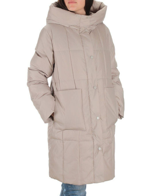 22342 BEIGE Куртка зимняя женская (150 гр. холлофайбера)