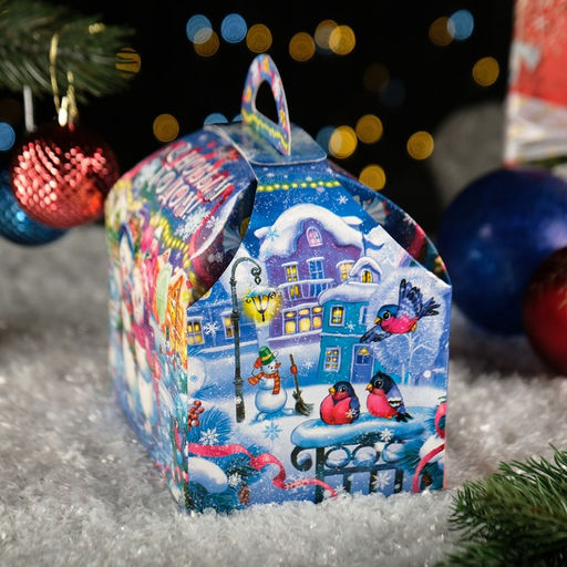 Цена за 10 шт. Подарочная коробка Зимняя Фантазия, 18,5 x 12,5 x 19 см - Simaland фото 3