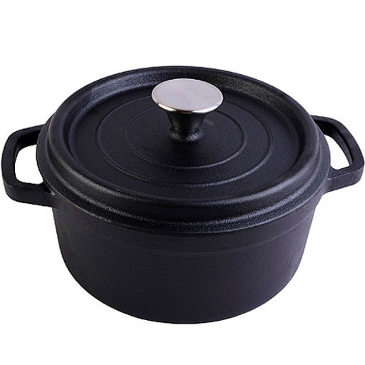 Кастрюля чугун 2,9 л Mayer&Boch с крышкой 22 см MB (х4) 31157