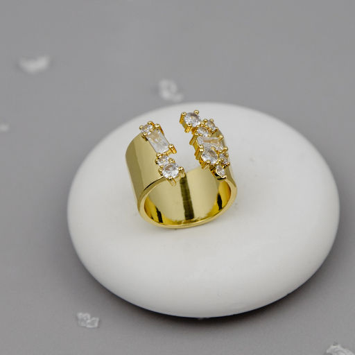 Кольцо Арт. 3V-6778-Y - MyGemma фото 2