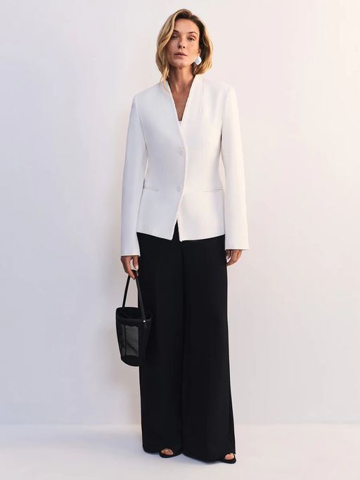 Приталенный жакет из хлопка / Zarina  фото 2