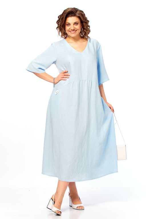 Платье Diamant 2172 голубой  фото 9