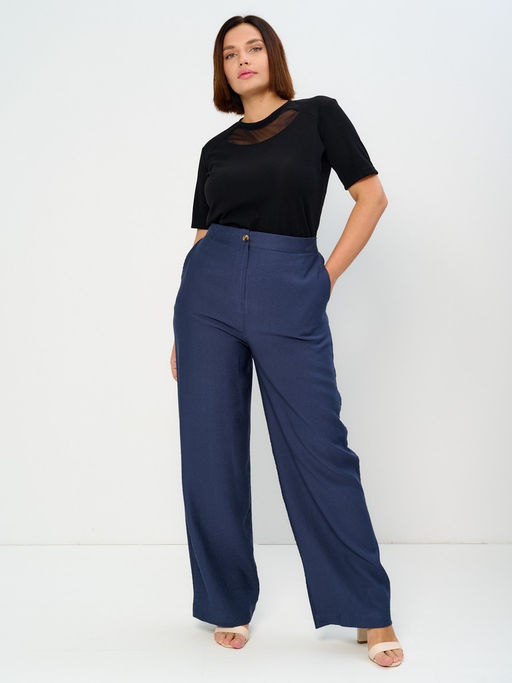 Брюки женские 22421-46003 navyblue
