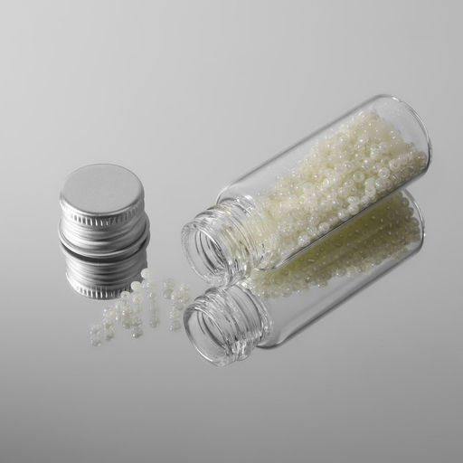 Цена за 2 шт. Баночки для хранения бисера, d=2.2×6 см, 5 шт.