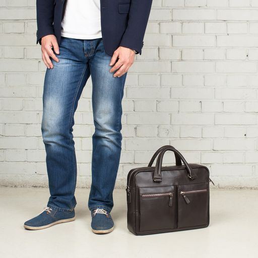 Деловая сумка для ноутбука Colston Black - Lakestone фото 20