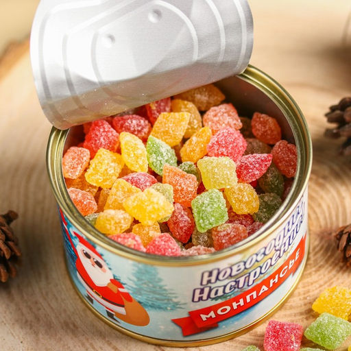 Монпансье Новогоднее настроение, карамель леденцовая в консервной банке, 140 г - Simaland фото 2