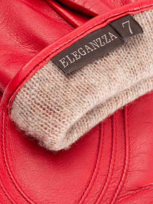 Перчатки женские ш+каш. TOUCH F-IS2521 red - Eleganzza фото 6