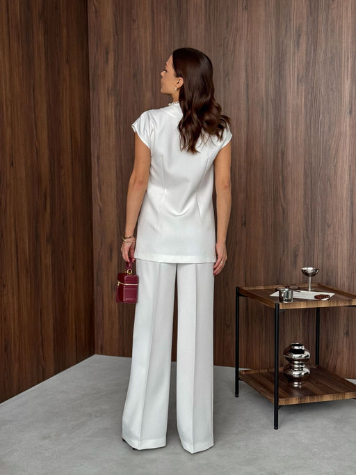 Костюм DilanaVIP 2104 белый - Dilana vip фото 4