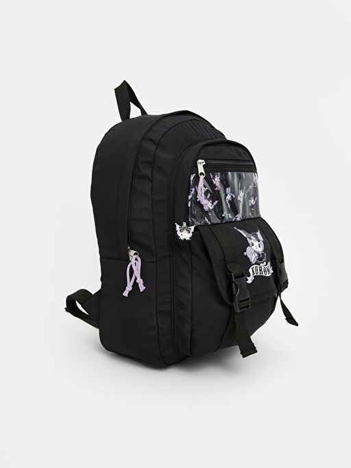 Kuromi Bask?l? K?z ?ocuk S?rt ?antas?