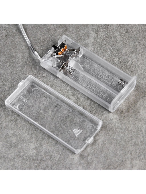 Гирлянда Нить 1.6 м с насадками Шарики с белым конфетти, IP20, серебристая нить, 15 LED, от батареек АА?2, свечение белое - Luazon lighting фото 8