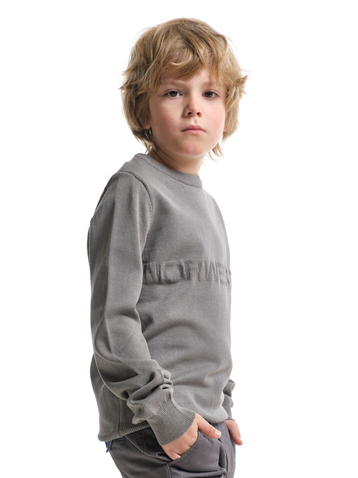 Джемпер Norwester 33-8104 серый - Mini maxi фото 5