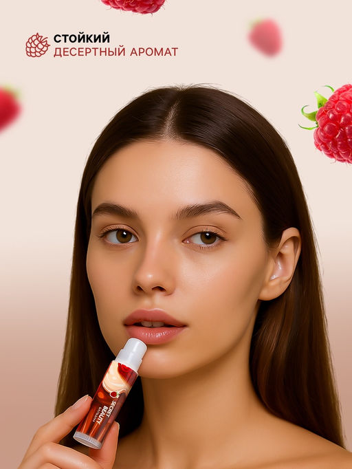 Цена за 2 шт. Бальзам для губ «Малиновый пломбир»